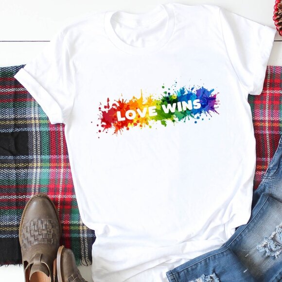 Unbranded Other - Pride T-Shirt Love Wins Shirt, LGBTQI Month Parade Shirt